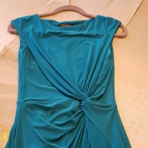 Ralph Lauren Teal Jersey Dress Size 4